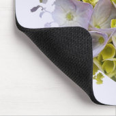 Hydrangeas in een hartuitval muismat (Hoek)