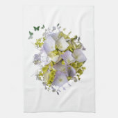 Hydrangeas in een hartuitval theedoek (Verticaal)