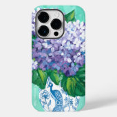 Hydrangeas in Peacock Vaas Case-Mate iPhone Case (Achterkant)