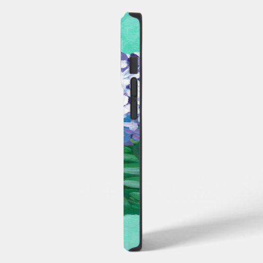 Hydrangeas in Peacock Vaas Case-Mate iPhone Case (Achterkant / Links)