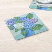 Hydrangeas in Vase Party Onderzetter (Schuin)
