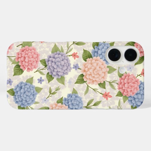 Hydrangeas iPhone case (Achterkant (horizontaal))