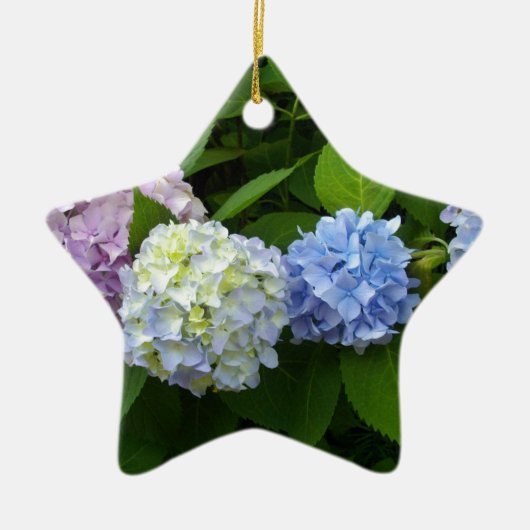 Hydrangeas Keramisch Ornament (Voorkant)