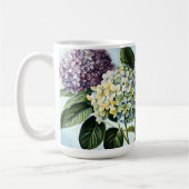 Hydrangeas - Klassieke pastelbloem Koffiemok (Links)