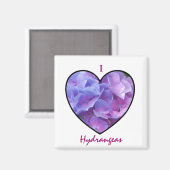 Hydrangeas magneet (Voorkant / Achterkant)