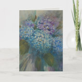 Hydrangeas Onthoud dank u kaart (Voorkant)