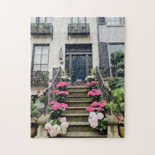 Hydrangeas op Gordon Street   Savannah Puzzle Legpuzzel