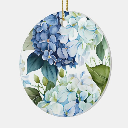 Hydrangeas-Ornament Keramisch Ornament (Links)