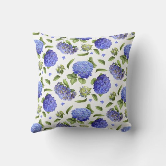 Hydrangeas overal kussen (Achterkant)