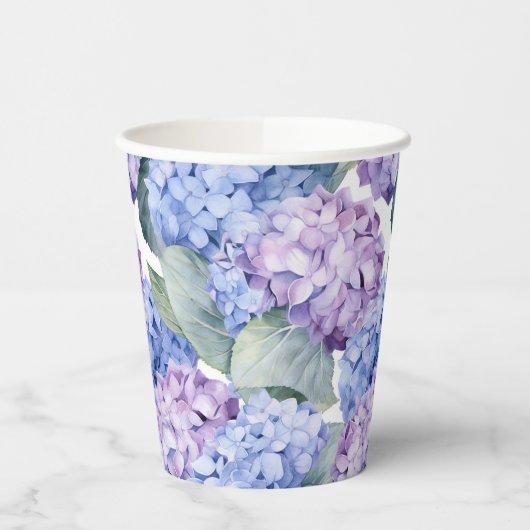 Hydrangeas Papieren Bekers (Links)