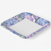 Hydrangeas Papieren Bordje (Gebogen)