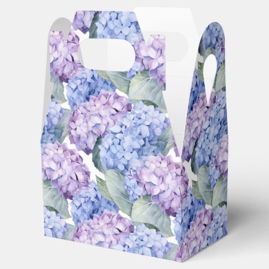 Hydrangeas Party Treat Box Bedankdoosjes (Geopend)