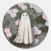 Hydrangeas Ronde Sticker (Voorkant)