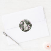 Hydrangeas Ronde Sticker (Envelop)