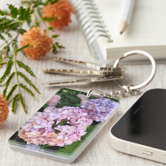 Hydrangeas Sleutelhanger (Voorkant Rechts)