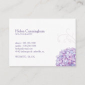 Hydrangeas Spa Boutique Visitekaartje (Achterkant)