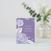 Hydrangeas Spa Boutique Visitekaartje (Staand voorkant)