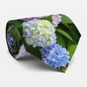 Hydrangeas Stropdas (Opgerold)