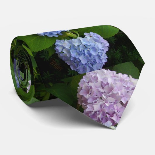 Hydrangeas Stropdas (Opgerold)
