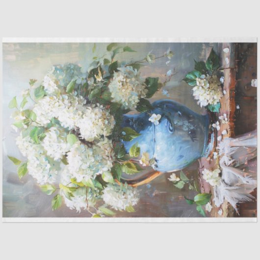 Hydrangeas Tissuepapier (Voorkant)