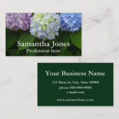 Hydrangeas Visitekaartje (Voorkant / Achterkant)