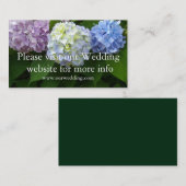 Hydrangeas Visitekaartje (Voorkant / Achterkant)