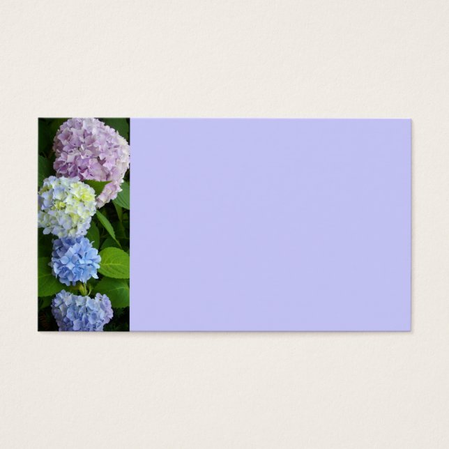 Hydrangeas Visitekaartjes (Voorkant)