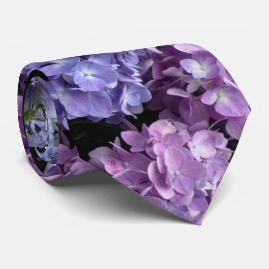 Hydrangea's voor Him de dressy gardner Stropdas (Opgerold)