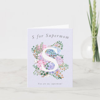 Hydrangea's voor supermom Moederdag Kaart