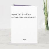 Hydrangea's voor Uw Dag van de Weddenschap Aankondiging (Achterkant)