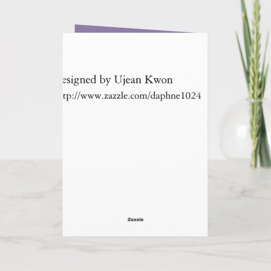 Hydrangea's voor Uw Dag van de Weddenschap Aankondiging (Achterkant)