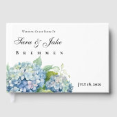 Hydrangeas Wedding Gastenboek (Voorkant)
