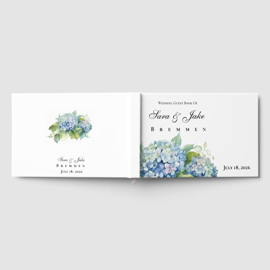 Hydrangeas Wedding Gastenboek (Volledig)