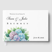 Hydrangeas Wedding Gastenboek (Voorkant)
