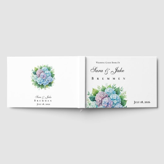 Hydrangeas Wedding Gastenboek (Volledig)