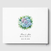 Hydrangeas Wedding Gastenboek (Achterkant)
