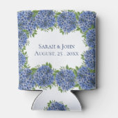 Hydrangeas Wedding Koelboxxen Gepersonaliseerde ga Blikjeskoeler (Achterkant)