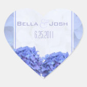 Hydrangeas Wedding Stickers (Voorkant)