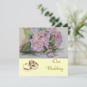 Hydrangeasliefde Kaart (Staand voorkant)