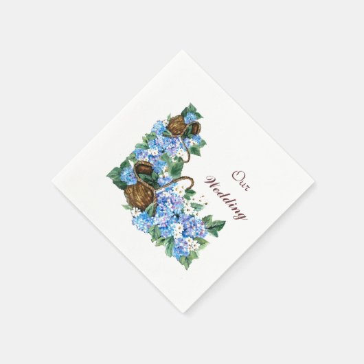Hydrangeasmand Servet (Hoek)