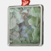Hydrangebladeren Metalen Ornament (Links)