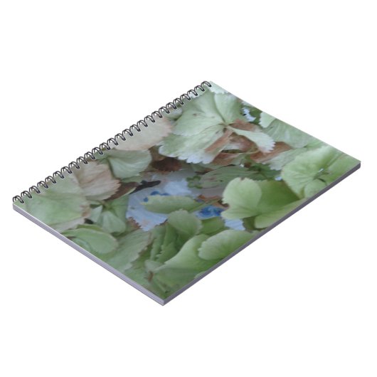Hydrangebladeren Notitieboek (Linkerzijde)