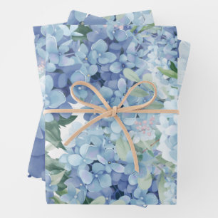 Hydrangebloemen Inpakpapier Vel