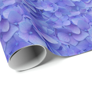 Hydrangeenblauw Cadeaupapier