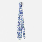 Hydrangeenblauw Stropdas (Voorkant)