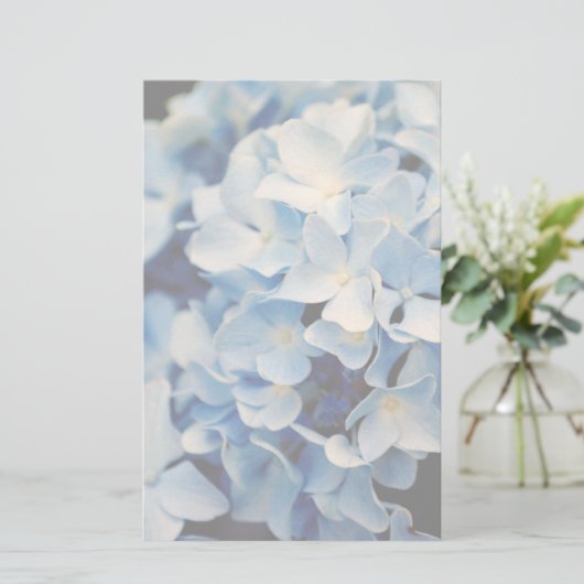 Hydrangeenbloem Briefpapier (Staand voorkant)