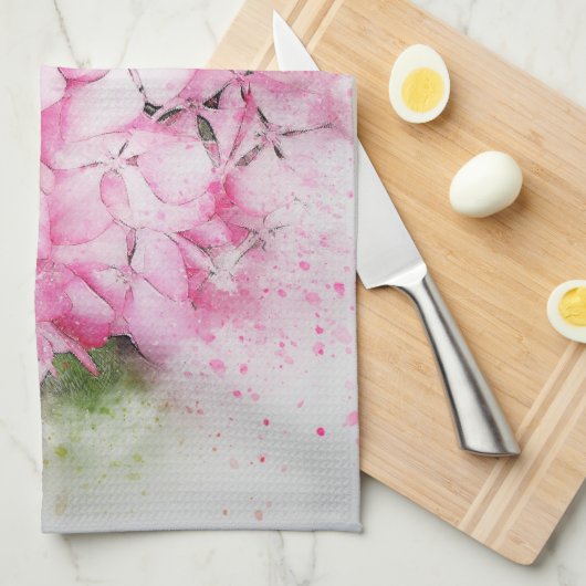 Hydrangeenliefje Theedoek (Quarter Fold)