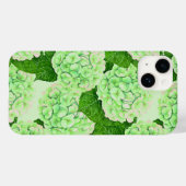 Hydrangeenpatroon waterverf Case-Mate iPhone case (Achterkant (horizontaal))
