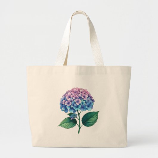 Hydrangeenventilator Grote Tote Bag (Voorkant)