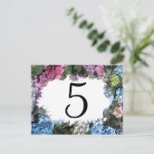 Hydrangeenventilator Lijst Tabelnummers Briefkaart (Staand voorkant)